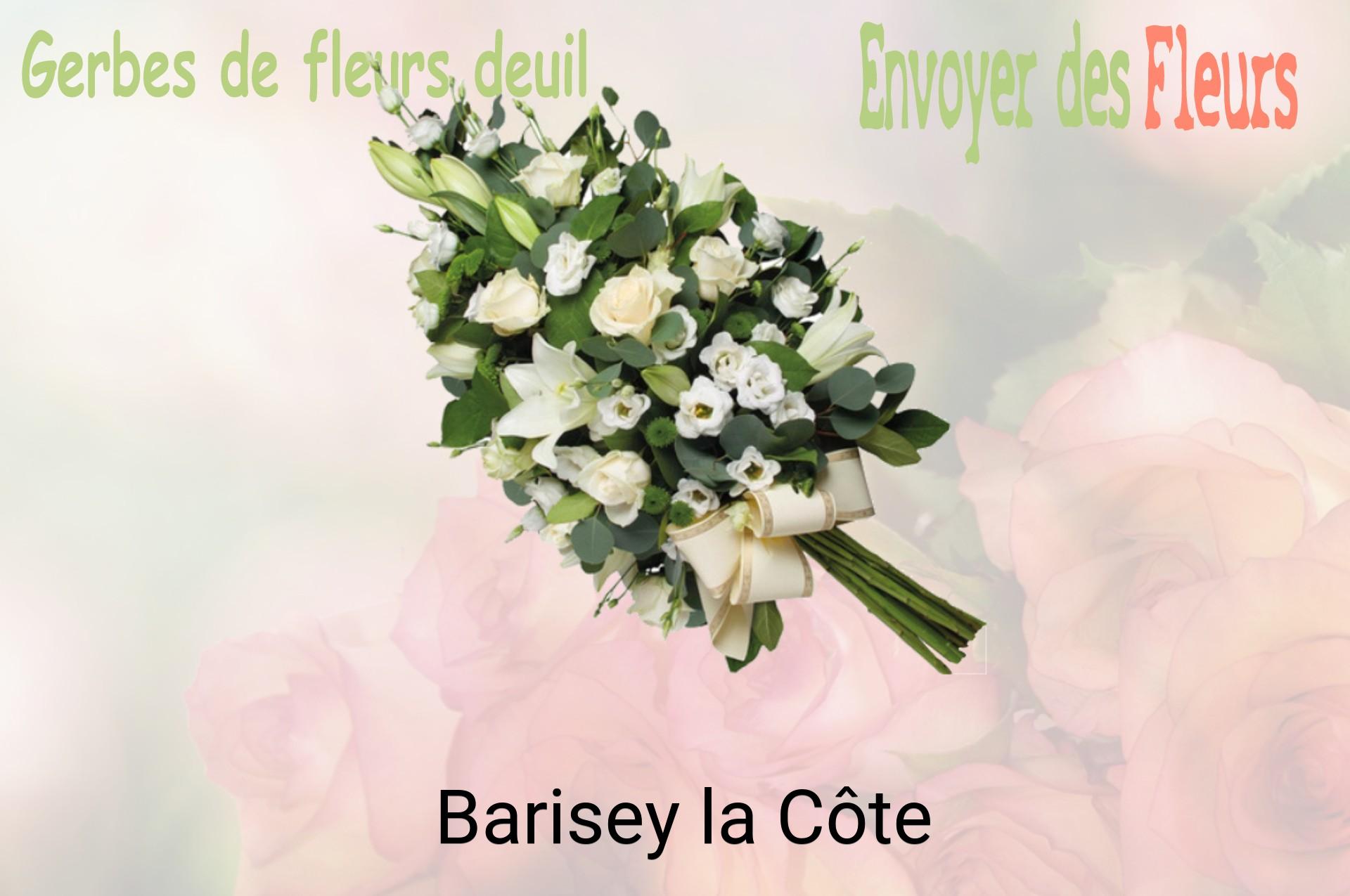 Gerbe de fleurs de deuil livrée à Barisey-la-Côte